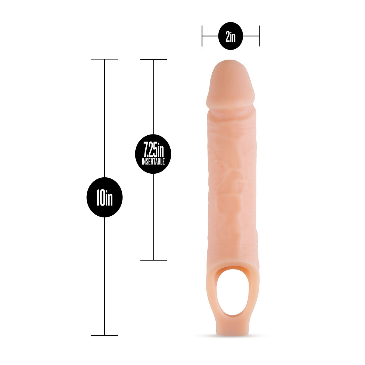Nakładka na penisa Blush Performance Mięso Ø 5 cm